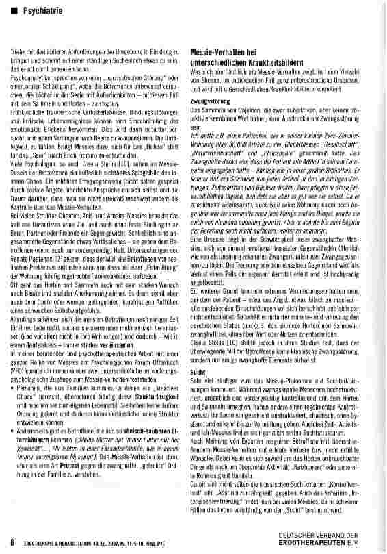 Vorschauseite 3: Chaos als Lebensstil