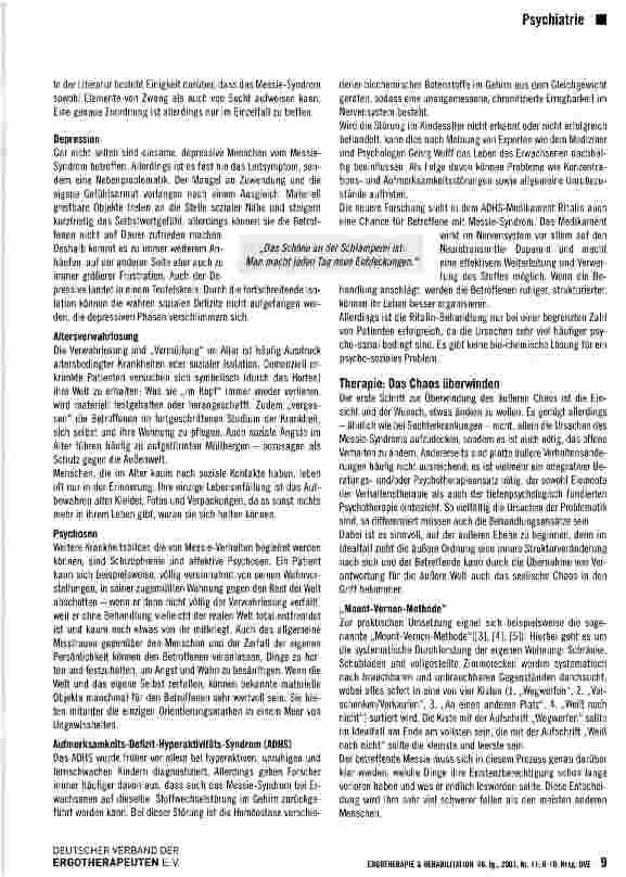 Vorschauseite 4: Chaos als Lebensstil