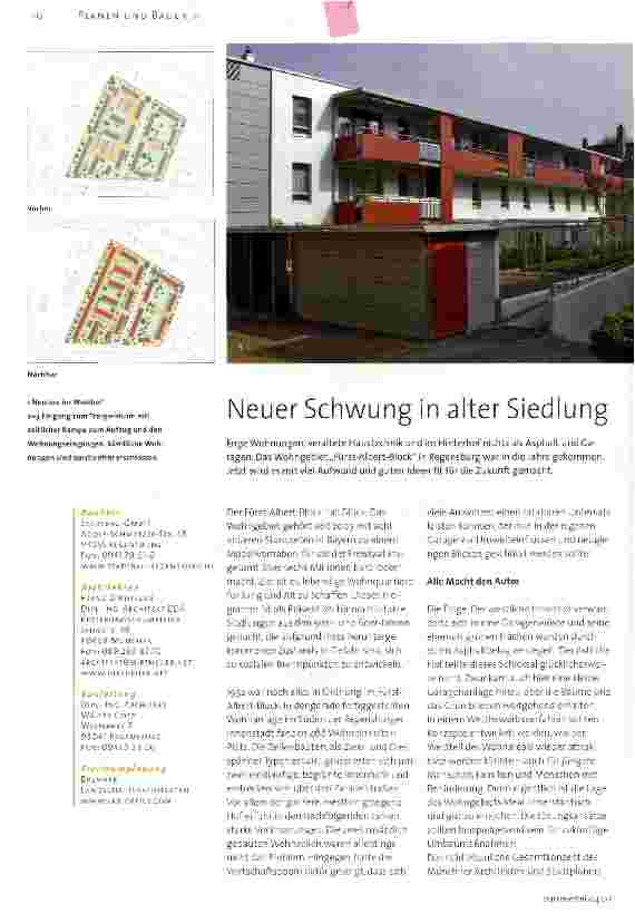 Vorschauseite 1: Neuer Schwung in alter Siedlung