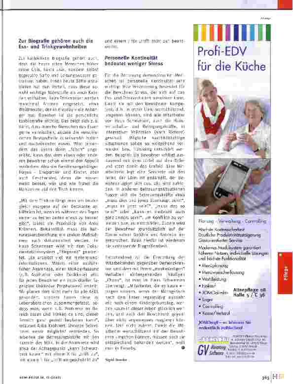 Vorschauseite 3: Leben in der Normalität