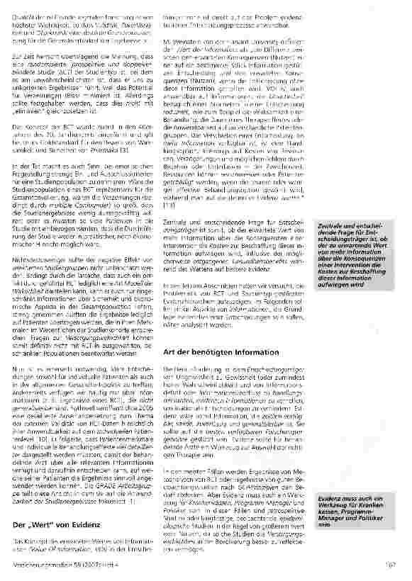 Vorschauseite 2: Evidenz und Entscheidungsprozesse in der Medizin - welche Evidenz brauchen wir wirklich?