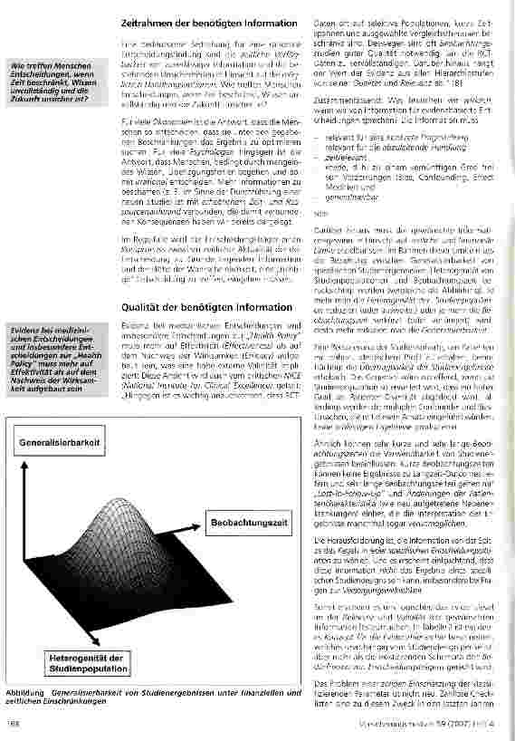 Vorschauseite 3: Evidenz und Entscheidungsprozesse in der Medizin - welche Evidenz brauchen wir wirklich?