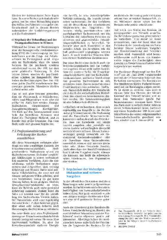Vorschauseite 4: Revision Erwachsenenschutz -wo stehen wir?