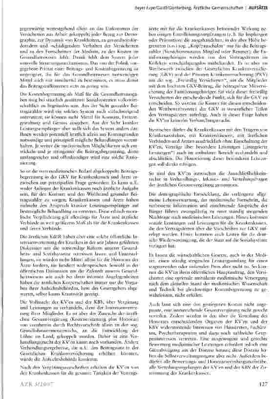 Vorschauseite 4: Ärztliche Gemeinschaften