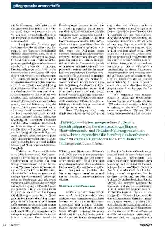 Vorschauseite 3: Riechstoffe zur Aktivierung beim Menschen