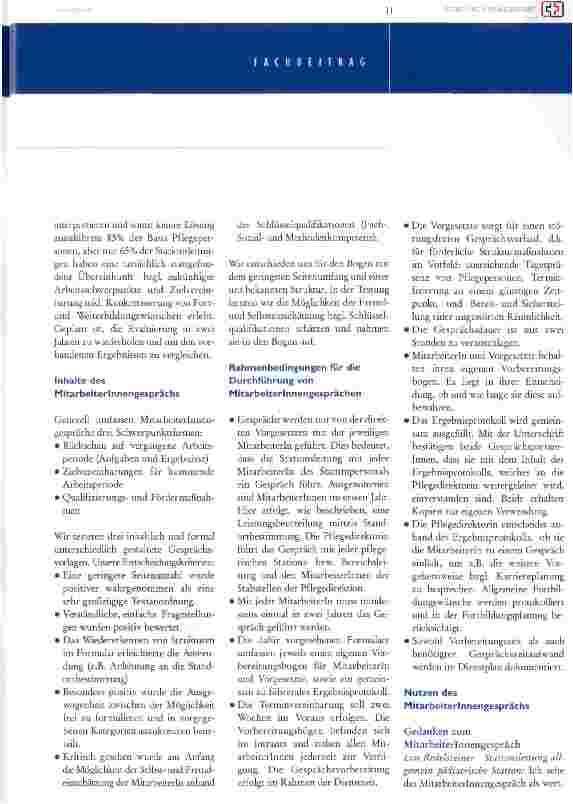 Vorschauseite 4: Wir nehmen uns Zeit für ein Gespräch