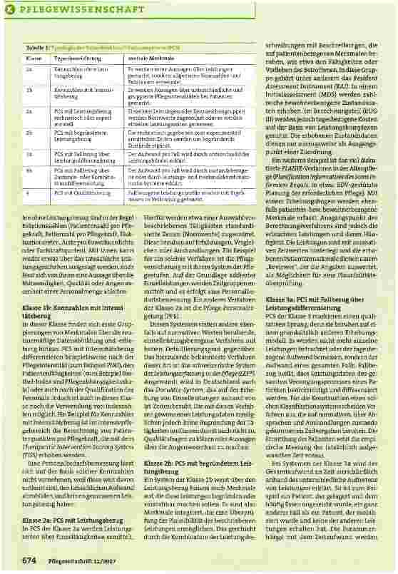 Vorschauseite 4: Patientenklassifikationssysteme