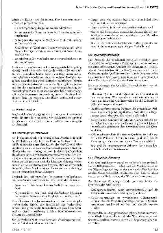 Vorschauseite 2: Checkliste: Vertragswettbewerb für Krankenhäuser