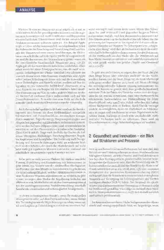 Vorschauseite 2: Innovationspolitik - eine ordnungsökonomische Skizze