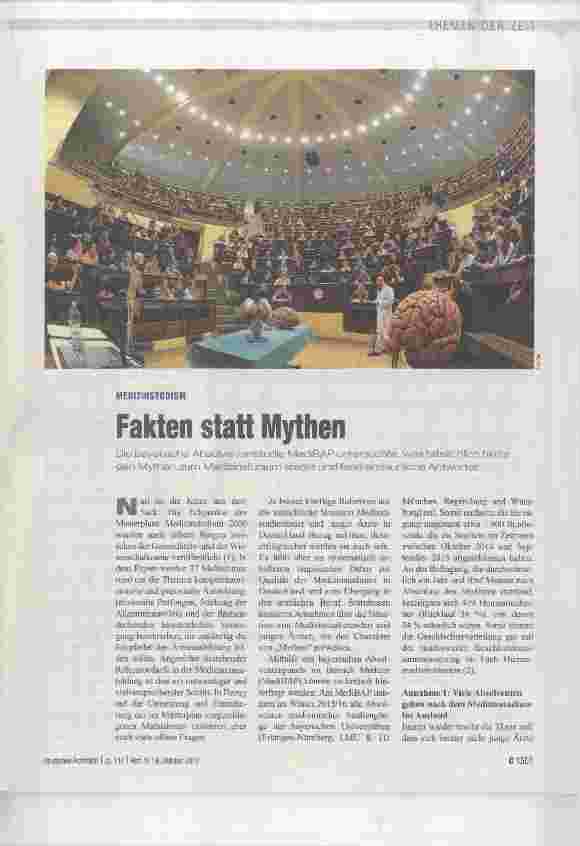 Vorschauseite 1: Fakten statt Mythen