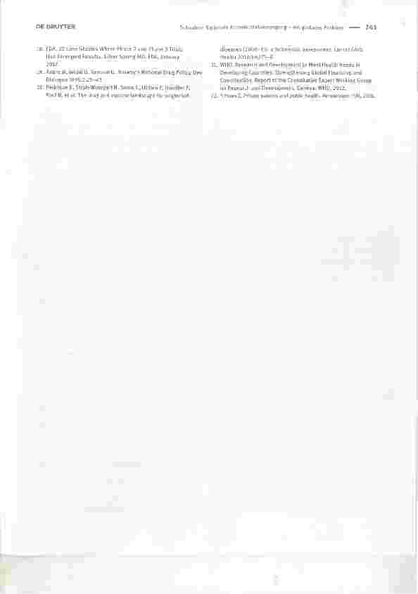 Vorschauseite 4: Rationale Arzneimittelversorgung ein globales Problem