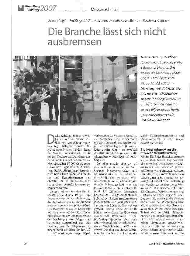 Vorschauseite 1: Messenachlese - Die Branche lässt sich nicht ausbremsen