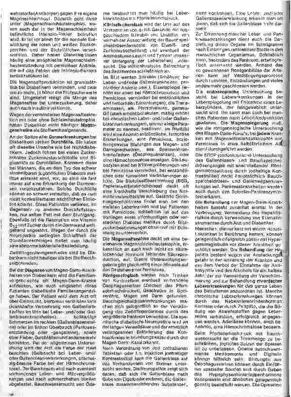 Vorschauseite 3: Diabetes mellitus 24. Folge : Diabethes mellitus u. andere Erkrankungen- 3. Diabetes mellitus und Magen-Krankheiten