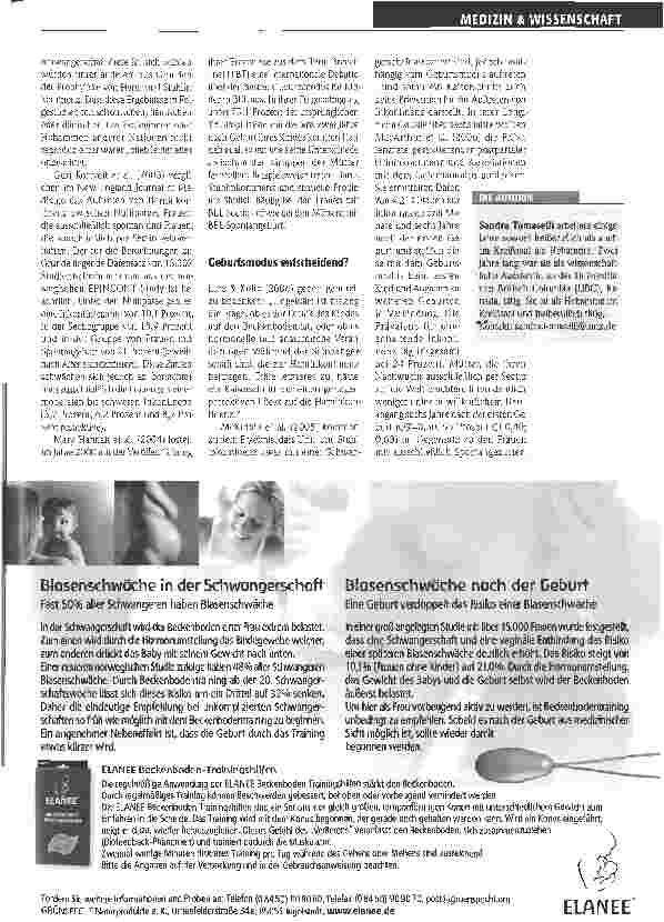Vorschauseite 3: Inkontinenz kann alle treffen