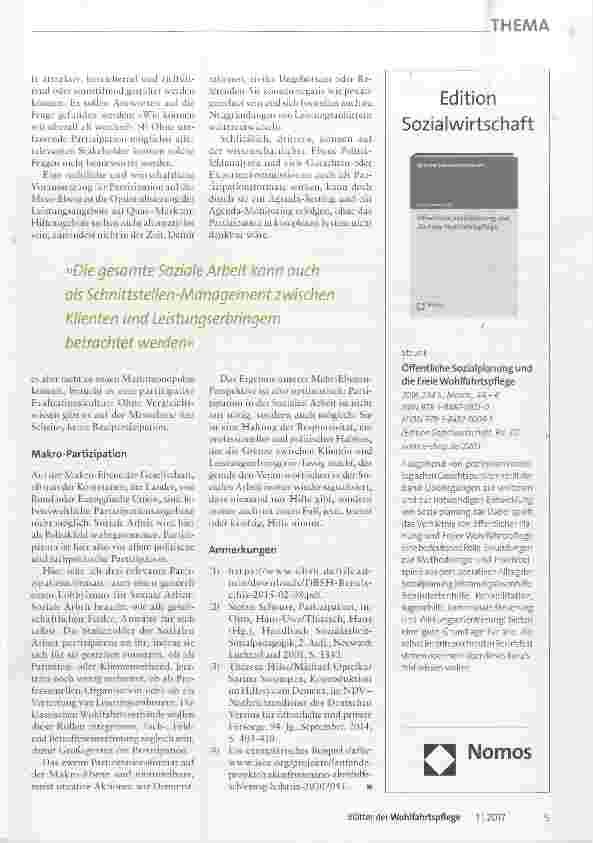 Vorschauseite 3: Partizipation in der Sozialen Arbeit