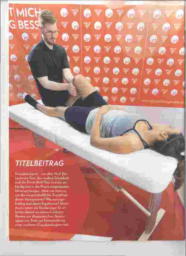 Vorschauseite 1: Klinische Tests zur Untersuchung des vorderen Kreuzbandes