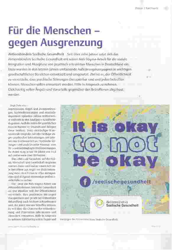 Vorschauseite 1: Für die Menschen gegen Ausgrenzung