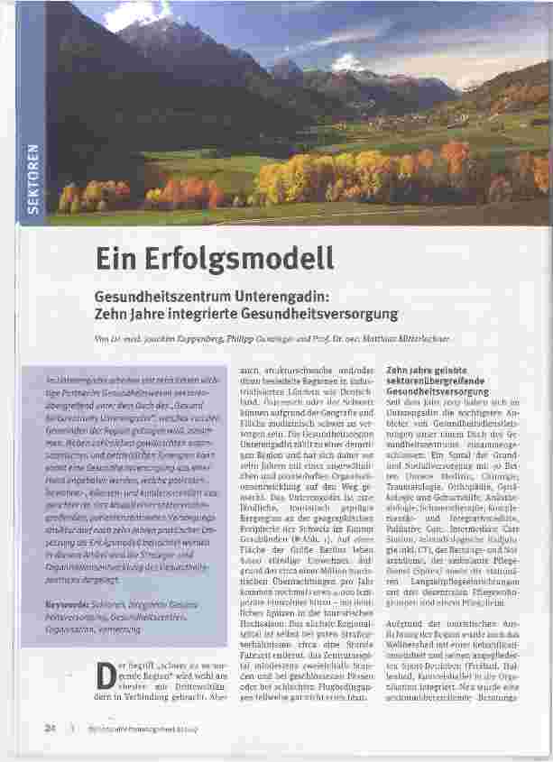 Vorschauseite 1: Ein Erfolgsmodell