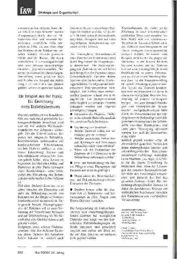 Vorschauseite 4: Die alte Abteilungsstruktur taugt nicht für die Zukunft