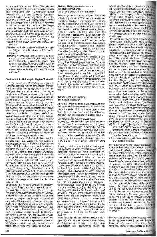 Vorschauseite 3: Anweisungskompetenz und Haftung der Hygienefachkraft