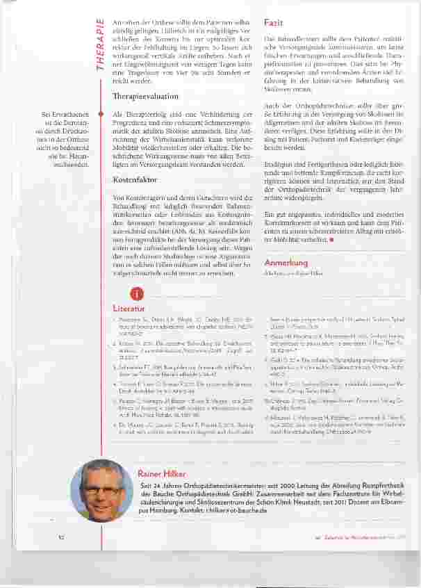 Vorschauseite 5: Adulte Skoliosen Konservative Behandlung mit Korsett