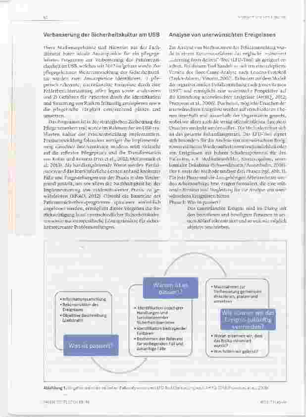 Vorschauseite 2: Lernen aus Fehlern Strukturierte Reflexion von Sturzereignissen mit dem „Learning from Defects-Tool