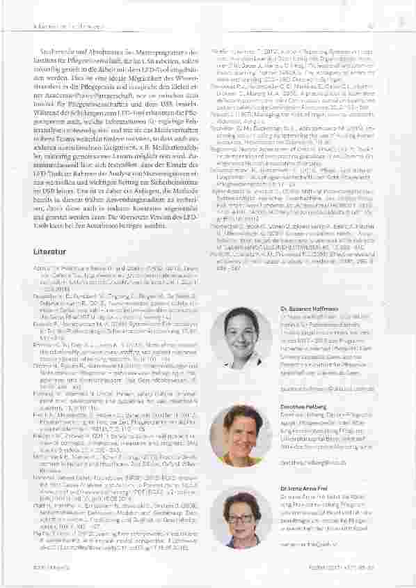 Vorschauseite 5: Lernen aus Fehlern Strukturierte Reflexion von Sturzereignissen mit dem „Learning from Defects-Tool