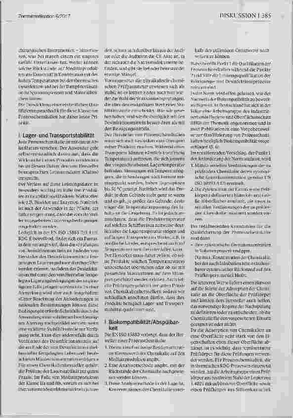 Vorschauseite 4: Qualifizierung von Prozesschemikalien