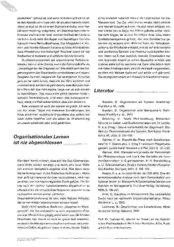 Vorschauseite 5: Zur Ambivalenz des Qualitätsmanagements