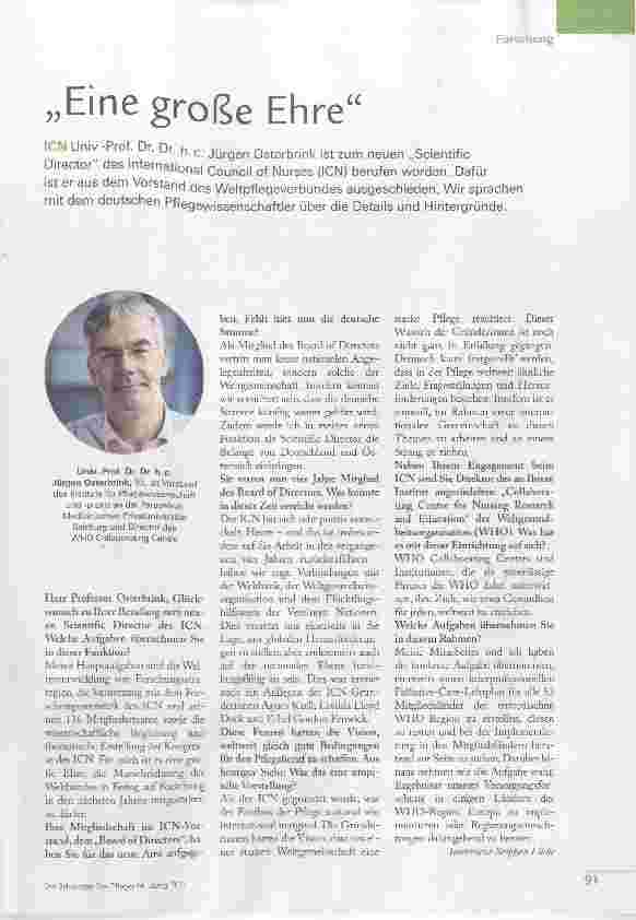 Vorschauseite 1: Eine große Ehre