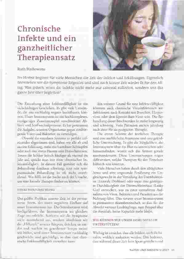 Vorschauseite 1: Chronische Infekte und ein ganzheitlicher Therapieansatz