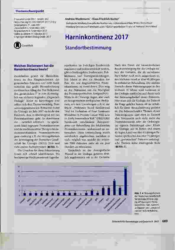 Vorschauseite 1: Harninkontinenz 2017