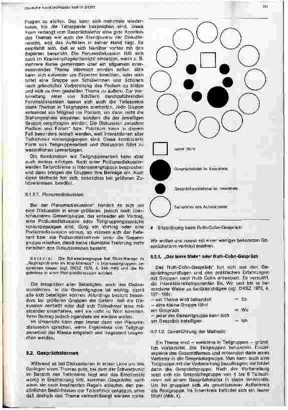 Vorschauseite 4: Die Gruppe und ihre Dynamik - Einzelmethoden -