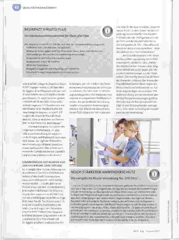 Vorschauseite 3: Den Viren keine Chance!