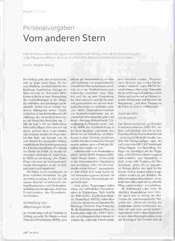 Vorschauseite 1: Vom anderen Stern