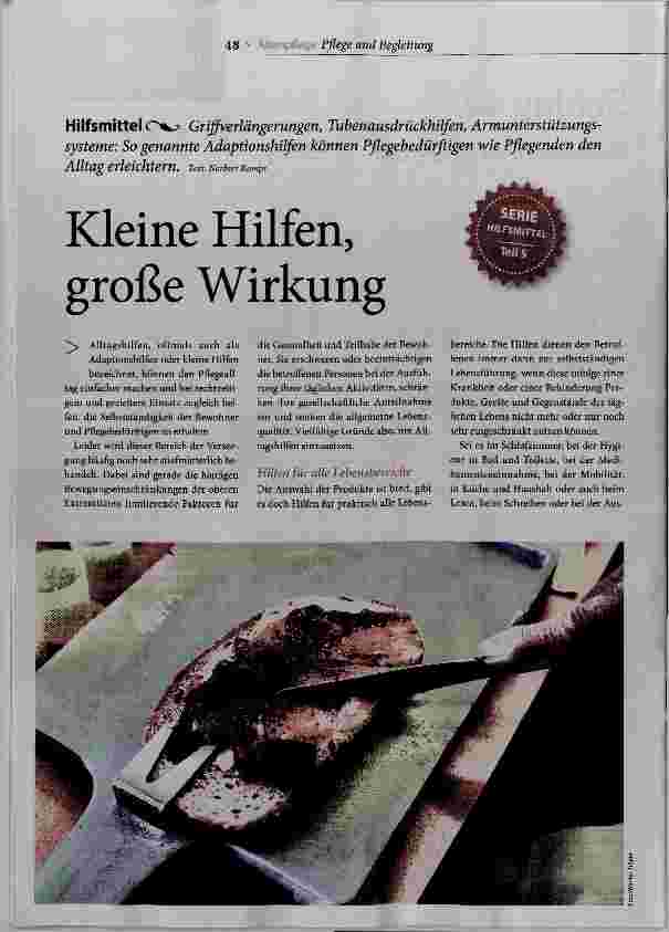 Vorschauseite 1: Kleine Hilfen, große Wirkung