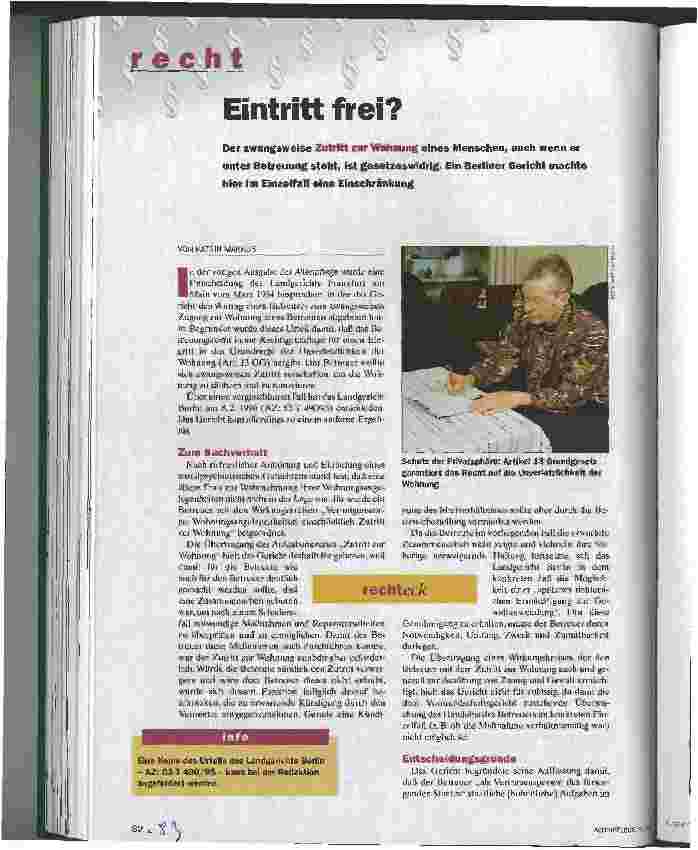 Vorschauseite 1: Eintritt frei?