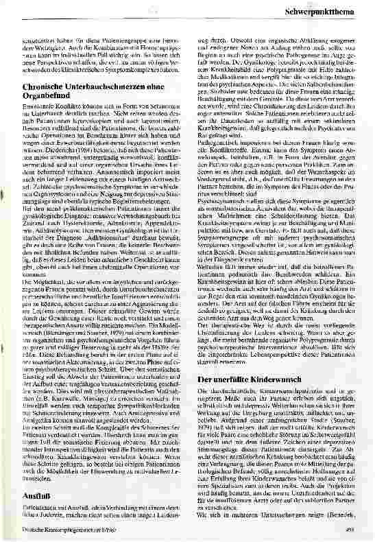Vorschauseite 2: Psychosomatische Aspekte in der Gynäkologie