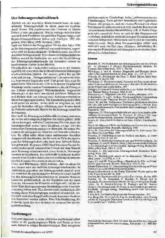 Vorschauseite 4: Psychosomatische Aspekte in der Gynäkologie