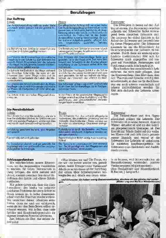 Vorschauseite 2: Mach was drauß das Spannungsfeld zwischen Schule u. Spital