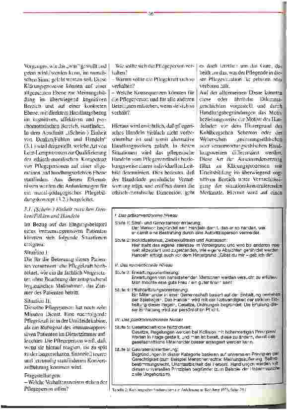 Vorschauseite 4: Das Ziel heißt Mündigkeit Ein Diskussionsbeitrag zur Förderung der ethisch-moralischen Kompetenz in der Pflege