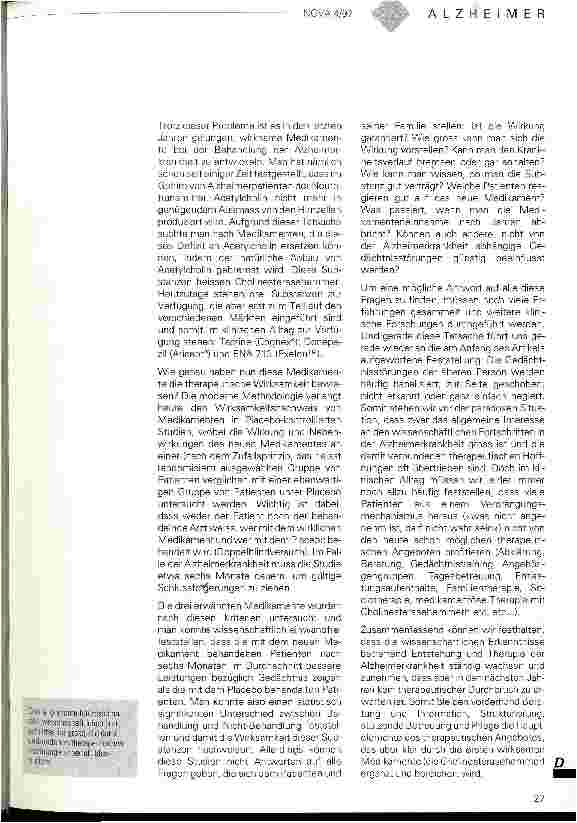 Vorschauseite 3: Zwischen Forschung und klinischer Realität