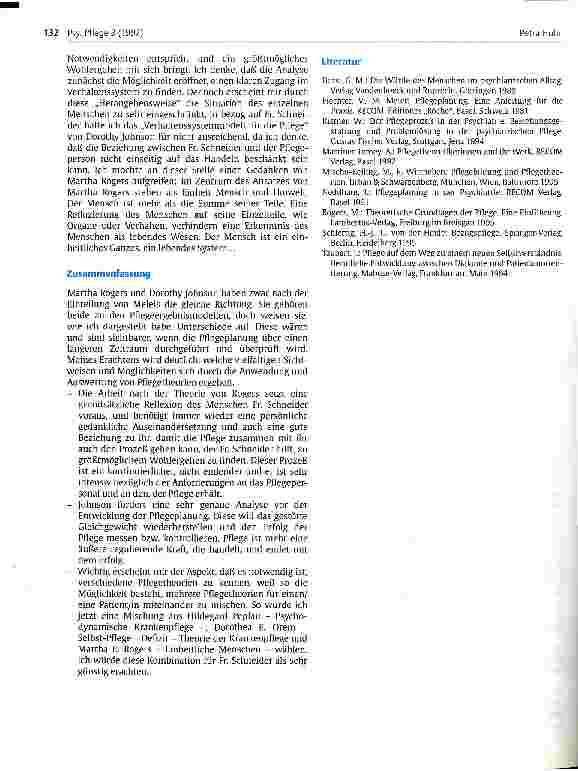 Vorschauseite 5: Spannungsfeld Theorie - Praxis (Teil 2) Umsetzung von Pflegeplanung nach zwei verschiedenen Theorien