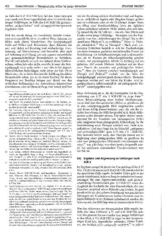 Vorschauseite 2: Therapeutische Hilfen für junge Menschen -problematische Schnittstellen zwischen SGB V, SGB VIII und SGB XII