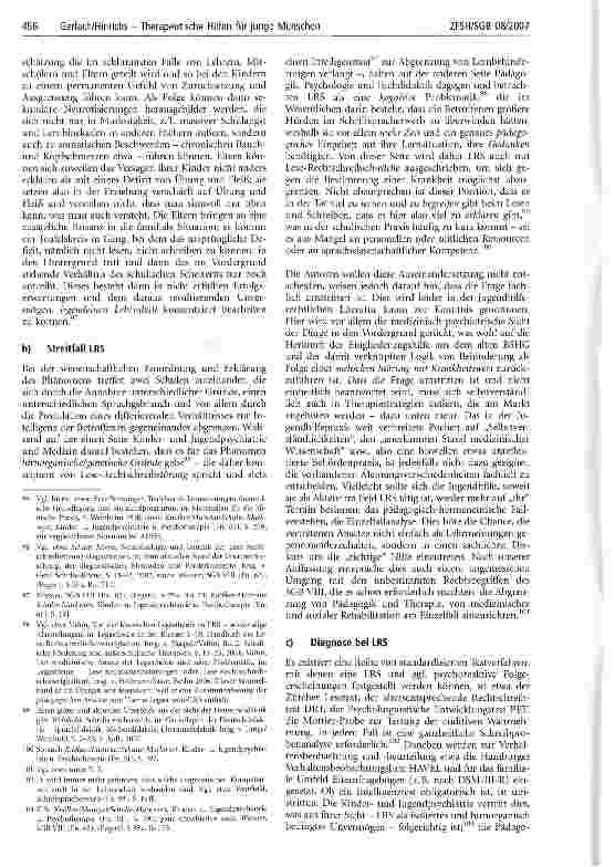 Vorschauseite 6: Therapeutische Hilfen für junge Menschen -problematische Schnittstellen zwischen SGB V, SGB VIII und SGB XII