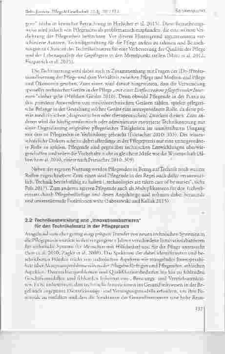 Vorschauseite 4: Technikgestaltung für die Pflegepraxis; Perspektiven und Herausforderungen