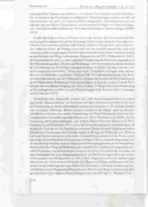 Vorschauseite 5: Technikgestaltung für die Pflegepraxis; Perspektiven und Herausforderungen