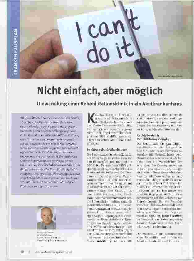 Vorschauseite 1: Nicht einfach, aber möglich