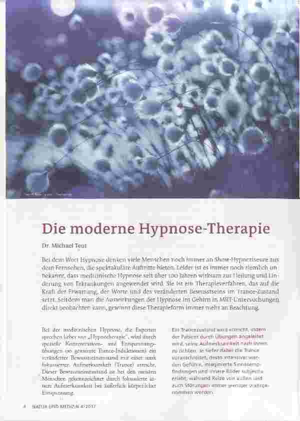 Vorschauseite 1: Die moderne Hypnose-Therapie