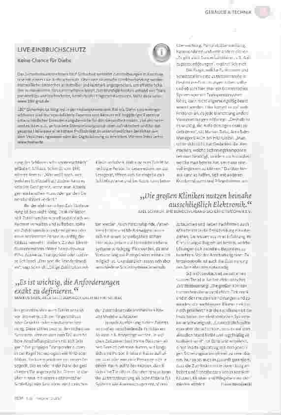 Vorschauseite 2: Sicherer und flexibler Zutritt dank Elektronik